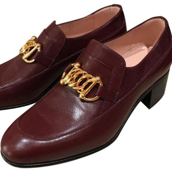 Authentic Gucci women Quentin Chain Loafer New - Picture 2 of 6